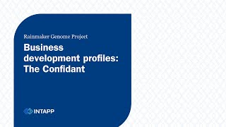 Business development profiles The Confidant [upl. by Peter]