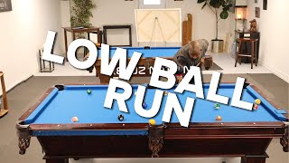 8 Ball  Low Ball Run poolplayer [upl. by Arriet]