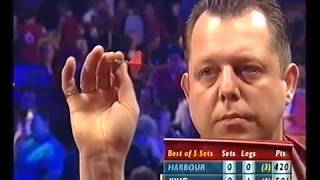 King vs Harbour Darts BDO World Championship 2003 Round 2 King vs Harbour [upl. by Jurkoic53]