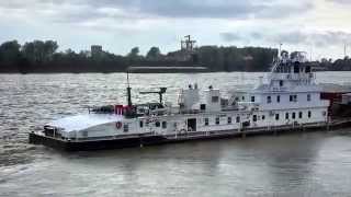 2015 Springtime Towboating On The Mississippi [upl. by Neerahs932]