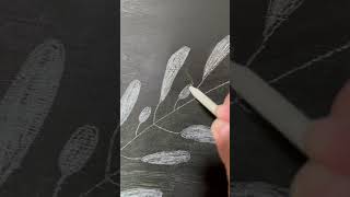 Chalkboard piano art  cottage vibes with olive branches  summer makeover soapstone chalkart [upl. by Mitzl]