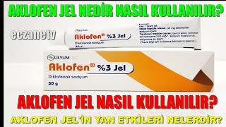 Aklofen Jel Nedir Ne İçin Kullanılır Aklofen Jelin Yan Etkisi Nedir Aklofen Jel Nasıl Kullanılır [upl. by Enellek521]