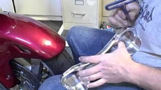 Honda Goldwing GL 1800 BlackWing Fork Brace Installation [upl. by Stephan]