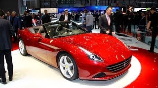 Geneva motor show 2014 Ferrari California T is firms first turbocharged model since Ferrari F40 [upl. by Anma]