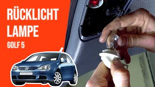 Wie Golf 5 Rücklicht Lampe wechseln 💡 [upl. by Coletta633]