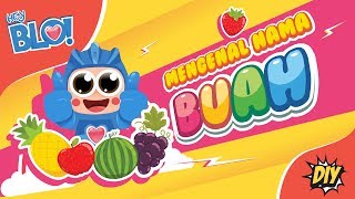 Belajar Nama Buah  PRINTABLE MONTESSORI  HEY BLO [upl. by Stucker587]