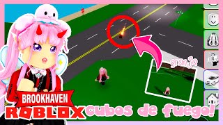 NUEVOS CUBOS DE FUEGO APARECEN POR TODO EL MAPA DE BROOKHAVEN ¿SON NEUMÁTICOS 🔥💀 ANIELICA ROBLOX [upl. by Oloapnaig]