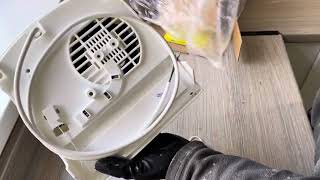 Unboxing WINTERWARM WWDF20E WALLFAN HEATER 2000W 229MM X 242MM [upl. by Krute]