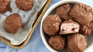 How to Make Cherry Cream Chocolates A Simple Candy Recipe [upl. by Zalucki12]