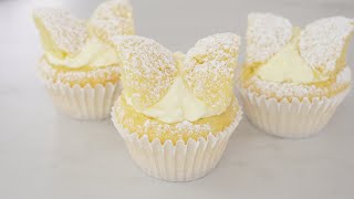 Butterfly Cakes Recipe  Exclusively Food [upl. by Akehs]