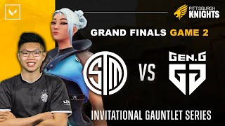 TSM vs GEN VALORANT HIGHLIGHTS GRAND FINALS GAME 2 • Knights Invitational • TSM VALORANT v GenG [upl. by Dermott]