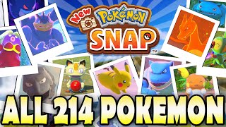 📸 All 214 Pokemon in New Pokemon Snap amp Where To Find Them [upl. by Airekal]