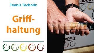 Tennis Griffhaltung  Die Griffe im Tennis  All about Tennis [upl. by Aneeb]