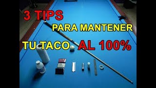 3 TIPS PARA MANTENER TU TACO AL 100 [upl. by Sigrid]