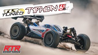 Introducing the ARRMARC TLR Tuned TYPHON 6S RTR  Bash One Day Race The Next ARA8406 [upl. by Aerdied]