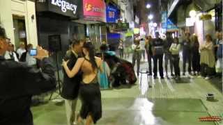 Argentina  Tango street dance on Avenue Florida part2  South America part 40  Travel Video HD [upl. by Burnaby]