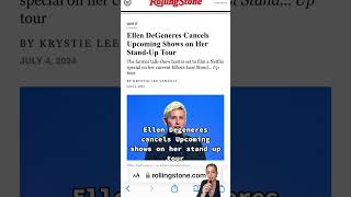 Ellen  Canceled Shows  Low Ticket Sales [upl. by Llezom469]