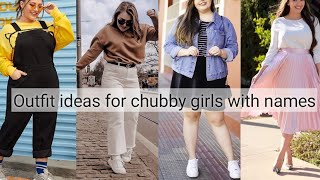 outfit ideas for chubby girls with namesTHE TRENDY GIRL [upl. by Arley]