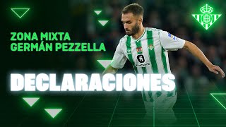 Pezzella quotLo intentamos hasta el final y tuvimos el premioquot 💪💚  Real BETIS Balompié [upl. by Noinatrad]