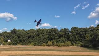 Volantex F4U Corsair 400mm  fullthrottle flying  beautiful sky to fly [upl. by Notsnarc]