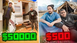 فالكونز في كشتة بـ500 ريال وكشتة بـ50000 الف ريال لمدة 24 ساعة 🔥⛺️ [upl. by Yllek]