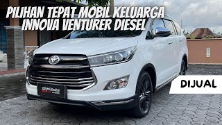 DIJUAL TOYOTA INNOVA VENTURER DIESEL 2017  MOBIL KELUARGA NYAMAN DAN GANTENG [upl. by Krenek]