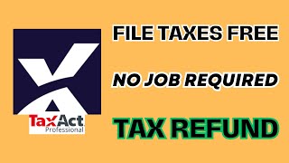 How To Files Taxes for Free Without a Job Tax Return [upl. by Ragse769]