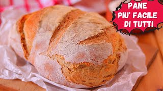 PANE FATTO IN CASA PIU FACILE DI TUTTI di Lorenzo in cucina [upl. by Stoat]