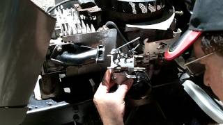 How to Replace the Carburetor on a Briggs amp Stratton Intek Engine Craftsman LT1000 [upl. by Aicirt]