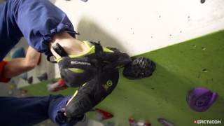 Scarpa Vapor V Climbing Shoe 2015 Review  EpicTV Gear Geek [upl. by Barnabe]