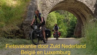 Fietsvakantie door Zuid Nederland Vennbahn  België en Luxemburg  Fahrradtour  Cycling holiday [upl. by Anyahs]