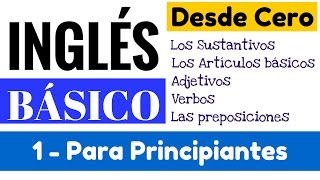 Inglés para principiantes lección 1 Introducción a clases para aprender inglés desde cero  1 de 15 [upl. by Luelle516]