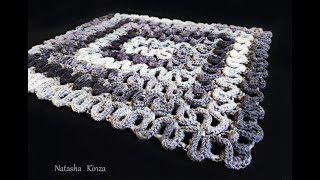 КОВРИК КРЮЧКОМ ЗА 3 ЧАСА knitted carpetgestrickter Teppich [upl. by Derwon]