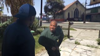 Real life Lamar roasts Franklin inside GTA V [upl. by Arremat]