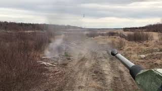 Firing some 40mm Bofors Cannon from Strf 90 [upl. by Fahland]