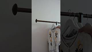 पाइप फ्रेम हैंगर और कपड़ों का आयोजन Cute Pipe Frame Hanger for Shirts Hats amp Moreshorts diy [upl. by Anaihr261]