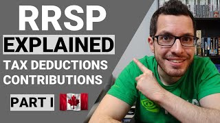 RRSP Explained Part 1  Tax Deductions amp Contribution Room  Canadian Tax Guide Chapter 3 [upl. by Llemij]