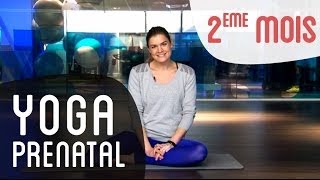 Yoga prénatal  2ème mois de grossesse [upl. by Annagroeg]