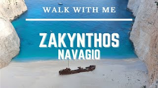 Zakynthos  Navagio Famous Shipwreck Beach [upl. by Karena]