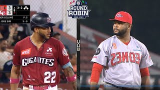 Resumen Gigantes del Cibao VS Leones del Escogido Round Robin 29122023 [upl. by Marmaduke]