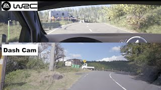 【車載】EA SPORTS WRC  Nenoue SS 根の上高原 vs Dash Cam Video （ドラレコ映像とシンクロしてみた）  4K 2160p60 HDR [upl. by Llerat332]