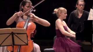 Brahms Cello Sonata op38 2d mvt Camille Thomas and Beatrice Berrut [upl. by Llerat]