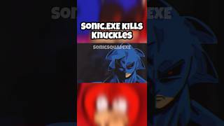 SonicEXE kills Knuckles short sonic sonicthehedgehog sonicexe fridaynightfunkin youtubeshorts [upl. by Aicenat196]