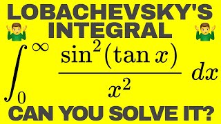 Using Lobachevskys Integral TWICE on one integral [upl. by Ailed]