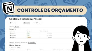 Como fazer controle financeiro pessoal no Notion [upl. by Legnaleugim]