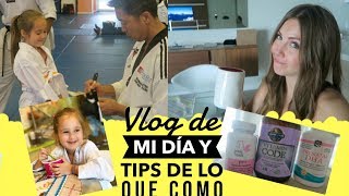 VLOG LO QUE COMO EN UN DÍA  TIPS  EMBARAZO [upl. by Idnaj]