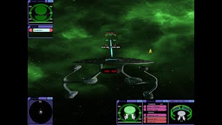 Federation Scimitar Battleship vs Reman Scimitar  Remastered v12  Star Trek Bridge Commander [upl. by Idel]