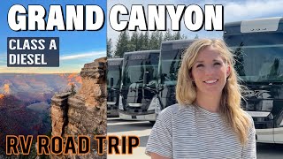 Grand Canyon Family Road Trip Class A Diesel RV Review [upl. by Haridan]