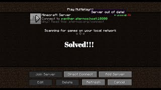 How to solve connection lost problem in aternos server Minecraft java edition Mr Minecrafter [upl. by Rojas]