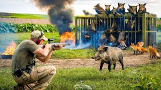 How Hunters amp Farmers Dealing With Millions of Wild Boars and foxes in Canada Hunters VS Wild Boar [upl. by Doug]